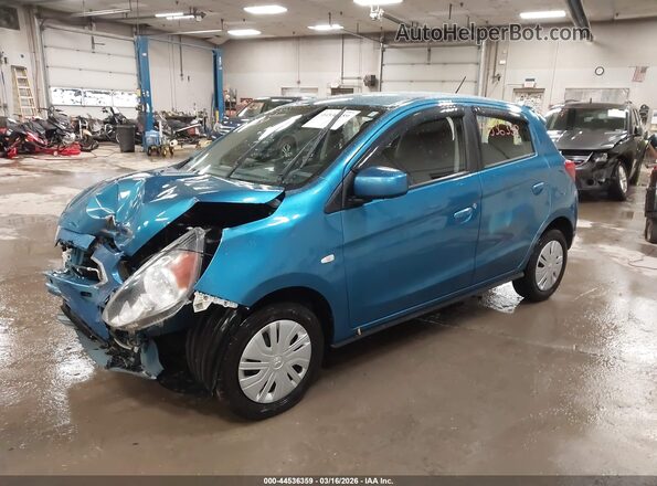 ML32A3HJ7KH009998 2019 MITSUBISHI MIRAGE Blue 