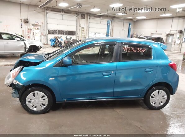 ML32A3HJ7KH009998 2019 MITSUBISHI MIRAGE Blue 