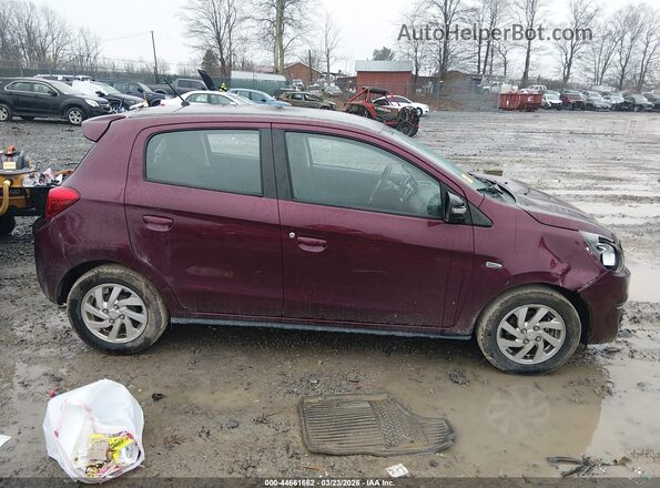 ML32A4HJ2LH002707 2020 MITSUBISHI MIRAGE Maroon 