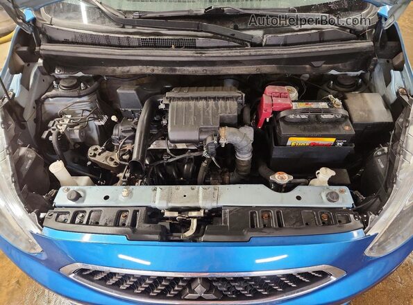 ML32A4HJ4KH004182 2019 MITSUBISHI MIRAGE Blue 