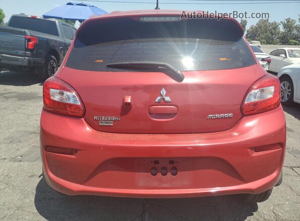 ML32A5HJ7KH015523 2019 MITSUBISHI MIRAGE Бордовый 