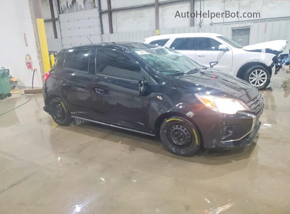 ML32AUHJ0MH006160 2021 MITSUBISHI MIRAGE Black Front right