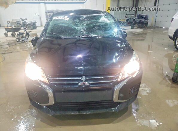 ML32AUHJ0MH006160 2021 MITSUBISHI MIRAGE Black Front view