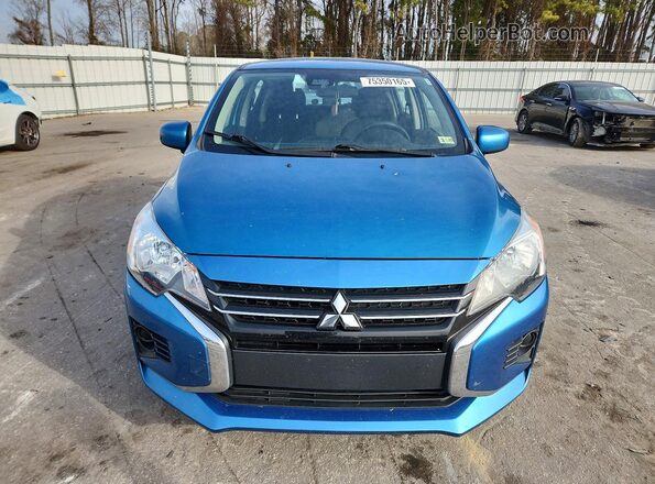 ML32AUHJ0MH009477 2021 MITSUBISHI MIRAGE Синий Вид спереди