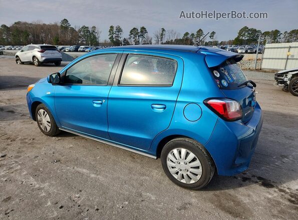 ML32AUHJ0MH009477 2021 MITSUBISHI MIRAGE Синий Задняя левая четверть