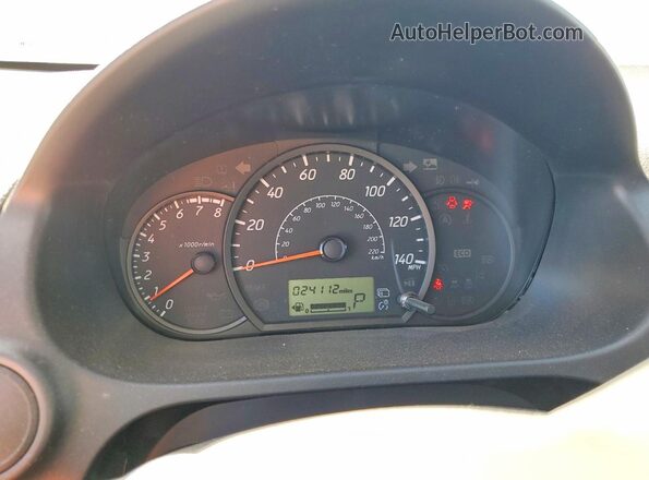 ML32AUHJ0RH008353 2024 MITSUBISHI MIRAGE White Widok zestawu wskaźników