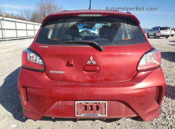 ML32AUHJ1MH012145 2021 MITSUBISHI MIRAGE Red უკანა ხედი