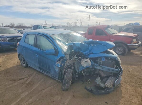 ML32AUHJ1NH008307 2022 MITSUBISHI MIRAGE Blue Առջևի աջ