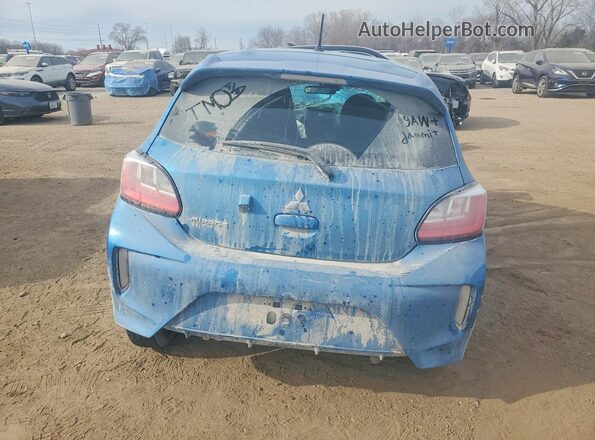 ML32AUHJ1NH008307 2022 MITSUBISHI MIRAGE Blue Հետևի տեսք