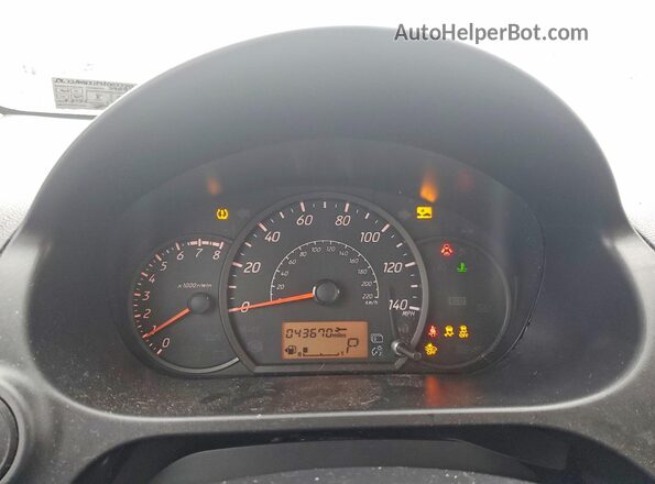ML32AUHJ1PH003370 2023 MITSUBISHI MIRAGE Blue Vista del cuadro de instrumentos