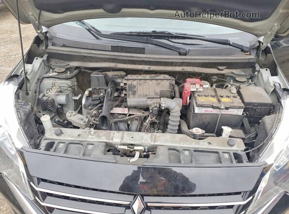 ML32AUHJ2MH002658 2021 MITSUBISHI MIRAGE Black Rear interior view