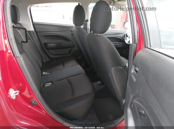 ML32AUHJ3MH005424 2021 MITSUBISHI MIRAGE Red Vista de la etiqueta del VIN