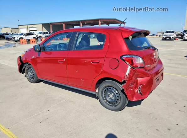 ML32AUHJ3MH014298 2021 MITSUBISHI MIRAGE Red უკანა მარცხენა
