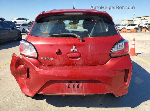 ML32AUHJ3MH014298 2021 MITSUBISHI MIRAGE Red უკანა ხედი