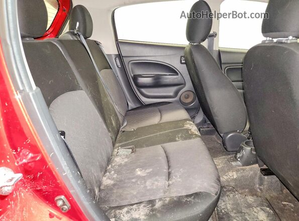ML32AUHJ5MH007255 2021 MITSUBISHI MIRAGE Темно-бордовый Вид задних сидений