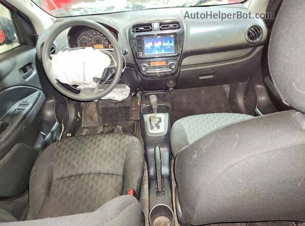 ML32AUHJ5MH007255 2021 MITSUBISHI MIRAGE Темно-бордовый Вид панели приборов