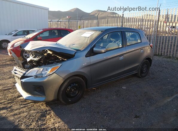 ML32AUHJ6MH013064 2021 MITSUBISHI MIRAGE Silver Առջևի ձախ երեք քառորդ տեսարան