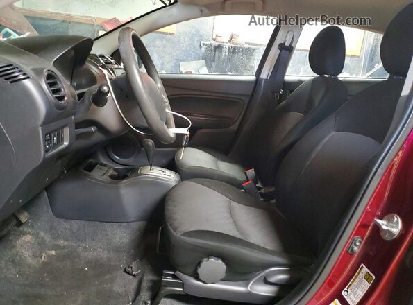 ML32AUHJ7MH005412 2021 MITSUBISHI MIRAGE Maroon წინა სალონის ხედი