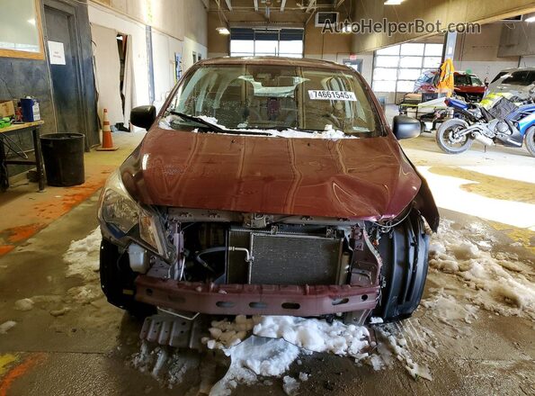 ML32AUHJ7MH005412 2021 MITSUBISHI MIRAGE Maroon წინა ხედი