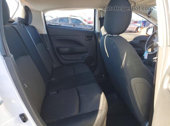 ML32AUHJ7MH005510 2021 MITSUBISHI MIRAGE White უკანა სალონის ხედი