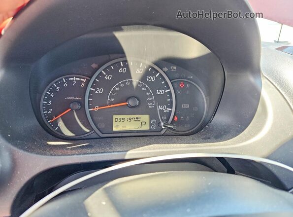ML32AUHJ7MH010772 2021 MITSUBISHI MIRAGE Red ხელსაწყოთა პანელის ხედი
