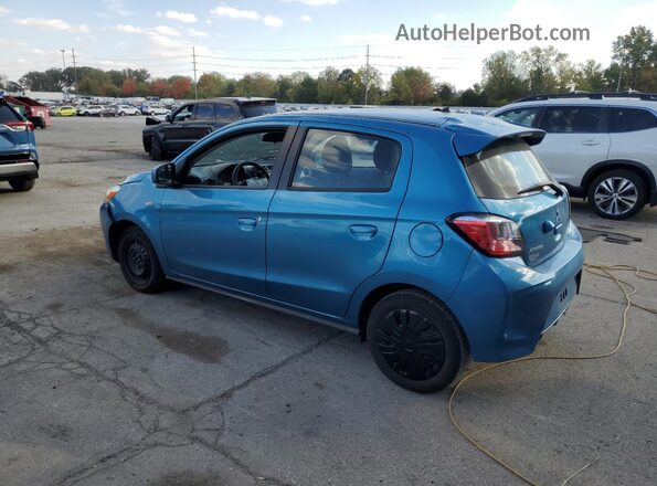 ML32AUHJ7NH004424 2022 MITSUBISHI MIRAGE Blue უკანა მარცხენა