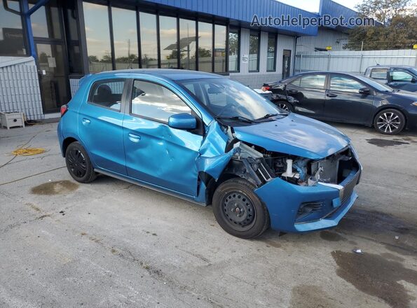 ML32AUHJ7NH004424 2022 MITSUBISHI MIRAGE Blue წინა მარჯვენა