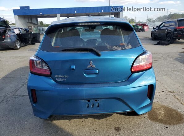 ML32AUHJ7NH004424 2022 MITSUBISHI MIRAGE Blue უკანა ხედი