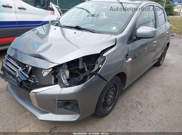 ML32AUHJ7NH008635 2022 MITSUBISHI MIRAGE Gray Front view