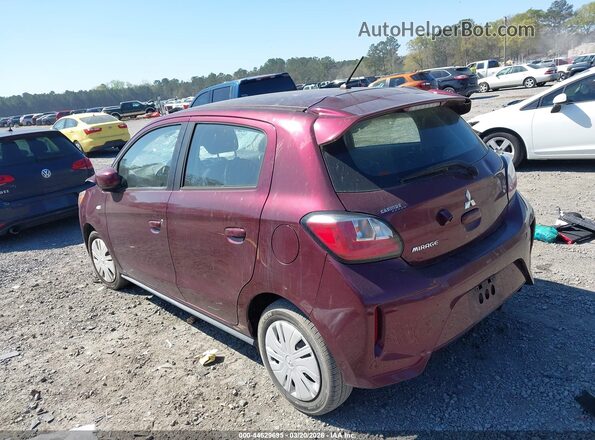 ML32AUHJ9MH005377 2021 MITSUBISHI MIRAGE Purple Tył lewy
