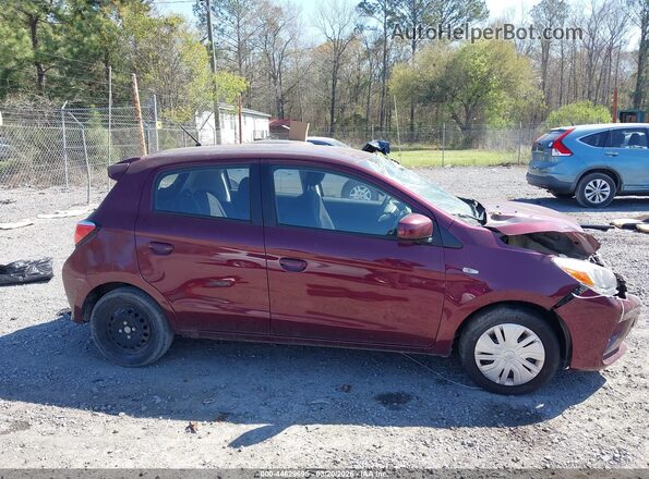 ML32AUHJ9MH005377 2021 MITSUBISHI MIRAGE Purple Widok zestawu wskaźników