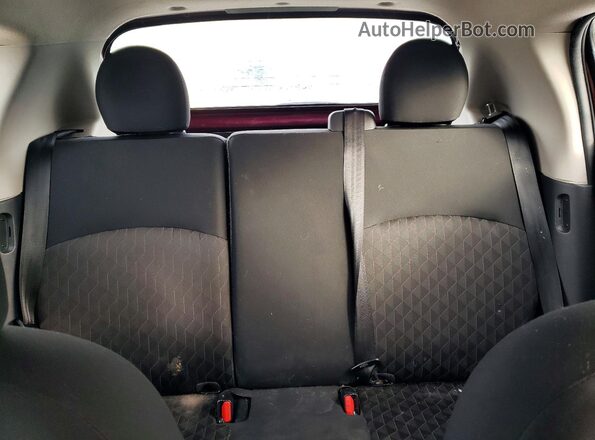 ML32AUHJ9MH007968 2021 MITSUBISHI MIRAGE Burgundy უკანა სავარძლების ხედი
