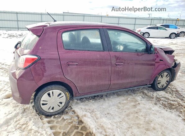 ML32AUHJ9MH007968 2021 MITSUBISHI MIRAGE Burgundy უკანა მარჯვენა
