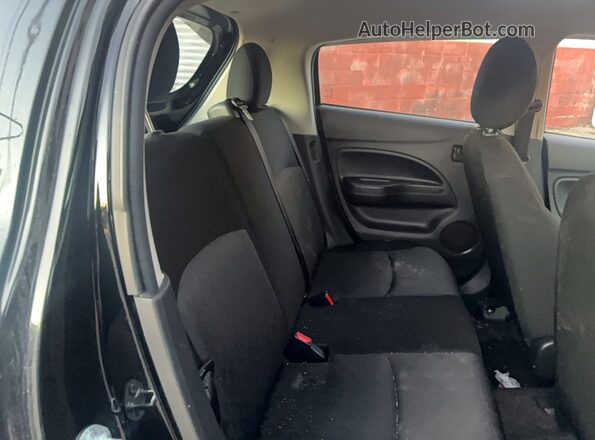 ML32AUHJ9MH014497 2021 MITSUBISHI MIRAGE Black Вид салону спереду