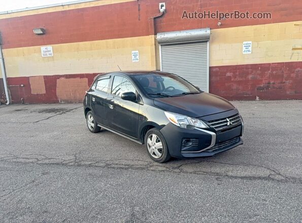 ML32AUHJ9MH014497 2021 MITSUBISHI MIRAGE Black Задня ліва чверть