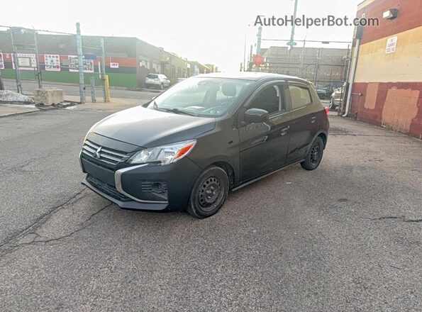 ML32AUHJ9MH014497 2021 MITSUBISHI MIRAGE Black Задня права чверть