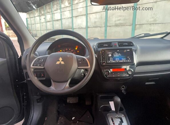 ML32AUHJ9MH014497 2021 MITSUBISHI MIRAGE Black Вид задніх сидінь