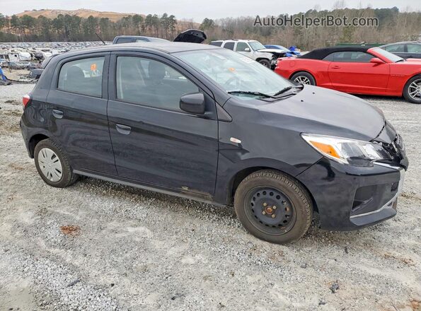 ML32AUHJ9NH008832 2022 MITSUBISHI MIRAGE Black წინა მარჯვენა