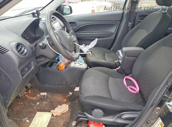 ML32AUHJ9NH008832 2022 MITSUBISHI MIRAGE Black წინა სალონის ხედი