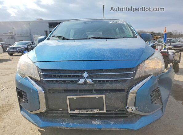 ML32AUHJXMH005212 2021 MITSUBISHI MIRAGE Blue Դիմացի տեսք