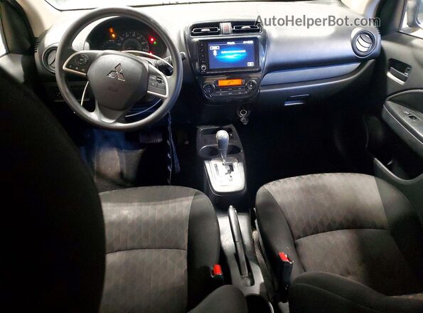 ML32AUHJXMH011298 2021 MITSUBISHI MIRAGE Black წინა პანელის ხედი