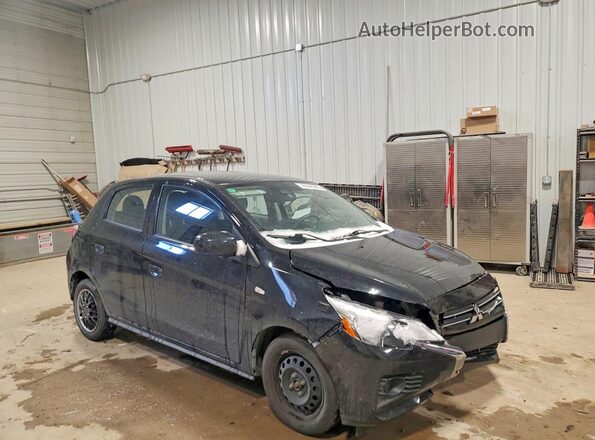 ML32AUHJXMH011298 2021 MITSUBISHI MIRAGE Black წინა მარჯვენა