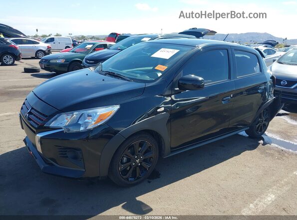 ML32AWHJ7PH006690 2023 MITSUBISHI MIRAGE Black წინა მარცხენა ხედი სამი მეოთხედიდან