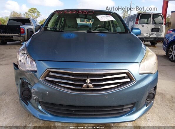 ML32F3FJ0HHF06861 2017 MITSUBISHI MIRAGE G4 Синий Вид щитка приборов