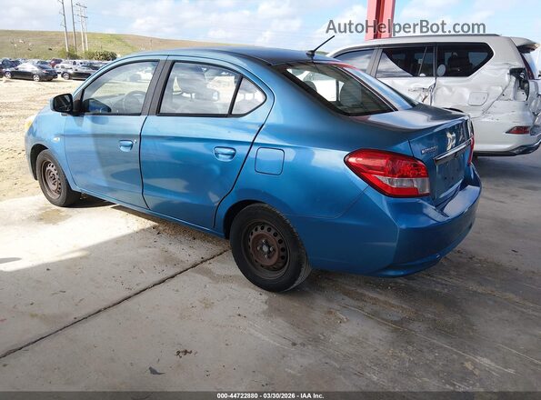 ML32F3FJ0HHF06861 2017 MITSUBISHI MIRAGE G4 Синий Задняя левая четверть