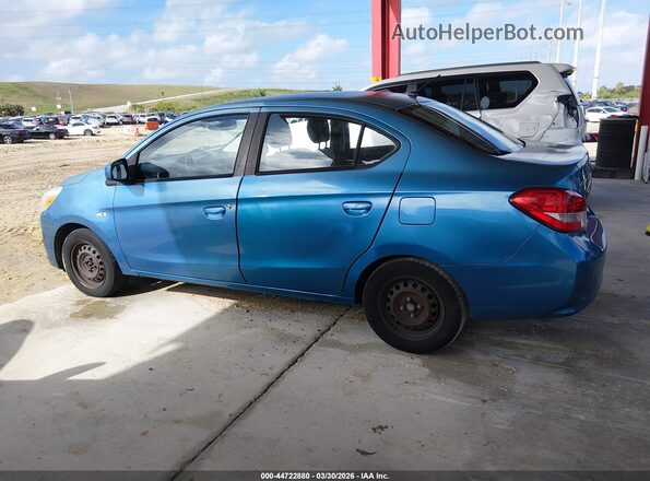 ML32F3FJ0HHF06861 2017 MITSUBISHI MIRAGE G4 Синий Панорамный вид салона 360°