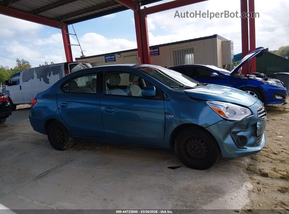 ML32F3FJ0HHF06861 2017 MITSUBISHI MIRAGE G4 Синий Вид задней части салона