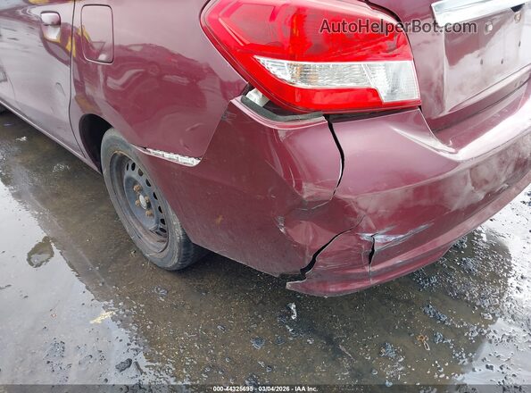 ML32F3FJ0HHF15544 2017 MITSUBISHI MIRAGE G4 Maroon 