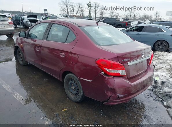 ML32F3FJ0HHF15544 2017 MITSUBISHI MIRAGE G4 Maroon უკანა მარცხენა
