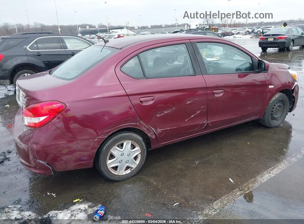 ML32F3FJ0HHF15544 2017 MITSUBISHI MIRAGE G4 Maroon უკანა მარჯვენა